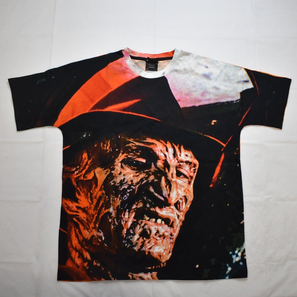 Dumbgood X Nightmare On Elm Street Freddy Krueger Big Face Shirt New Medium